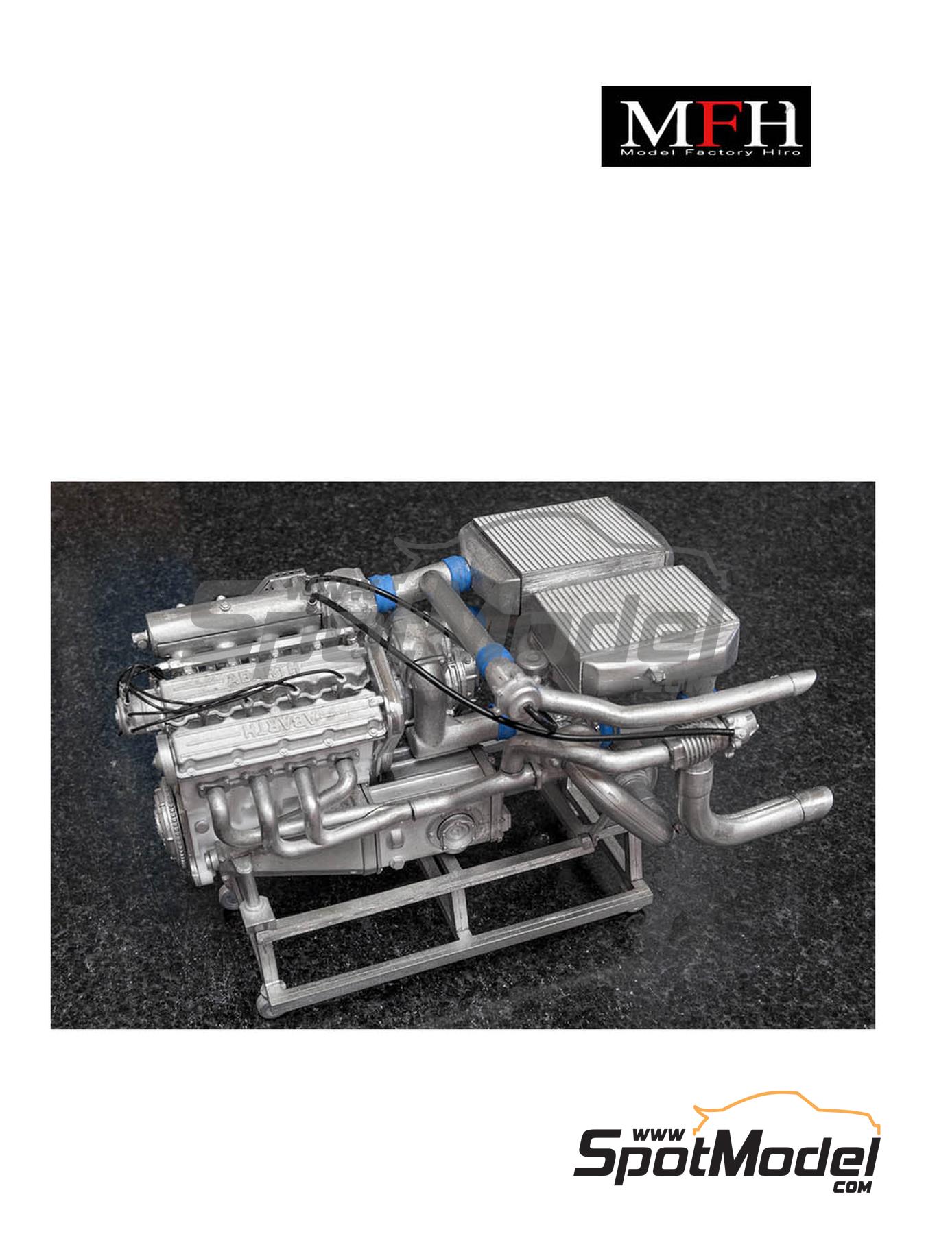 Model Factory Hiro KE015: Motor escala 1/12 - Lancia Delta S4 (ref